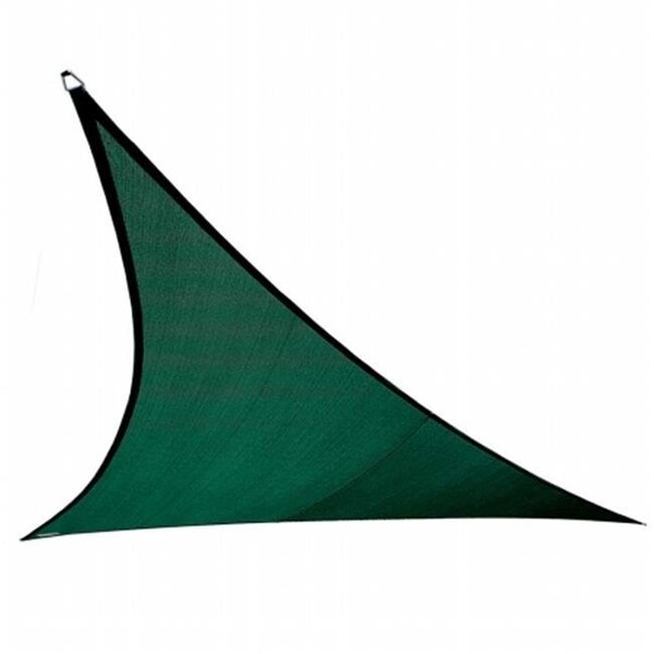 Gale Pacific Usa Inc Gale Pacific USA 473990 Coolaroo Coolhaven SHADE SAIL LARGE TRIANGLE 18' Heritage Green with Fixing Kit 473990 - main